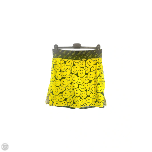 Athletic Skort By Skort Obsession In Black & Yellow, Size: L