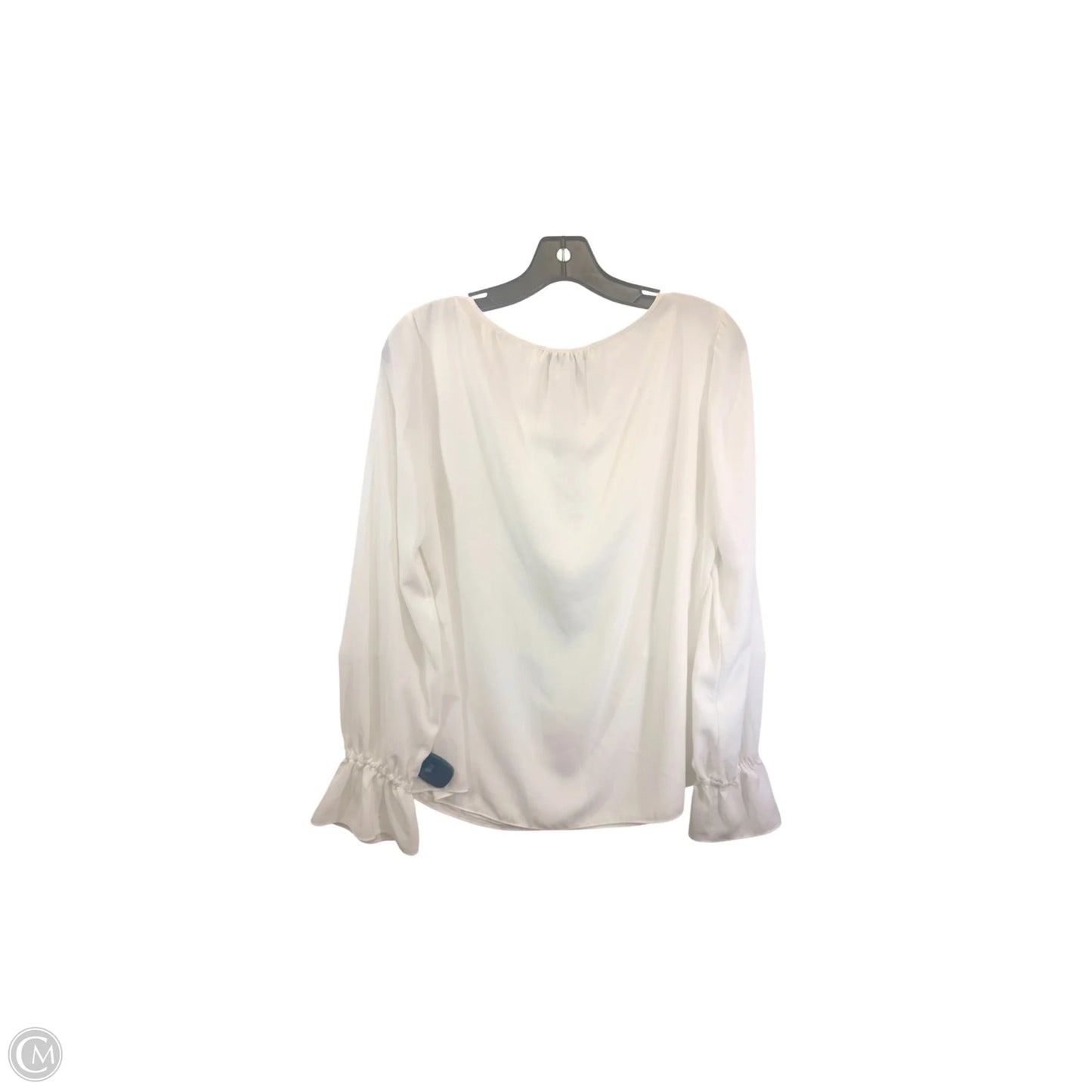 Top Long Sleeve By White House Black Market In Cream, Size: M
