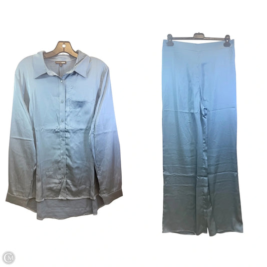 Pants Set 2pc By Fashion Nova In Blue, Size: L