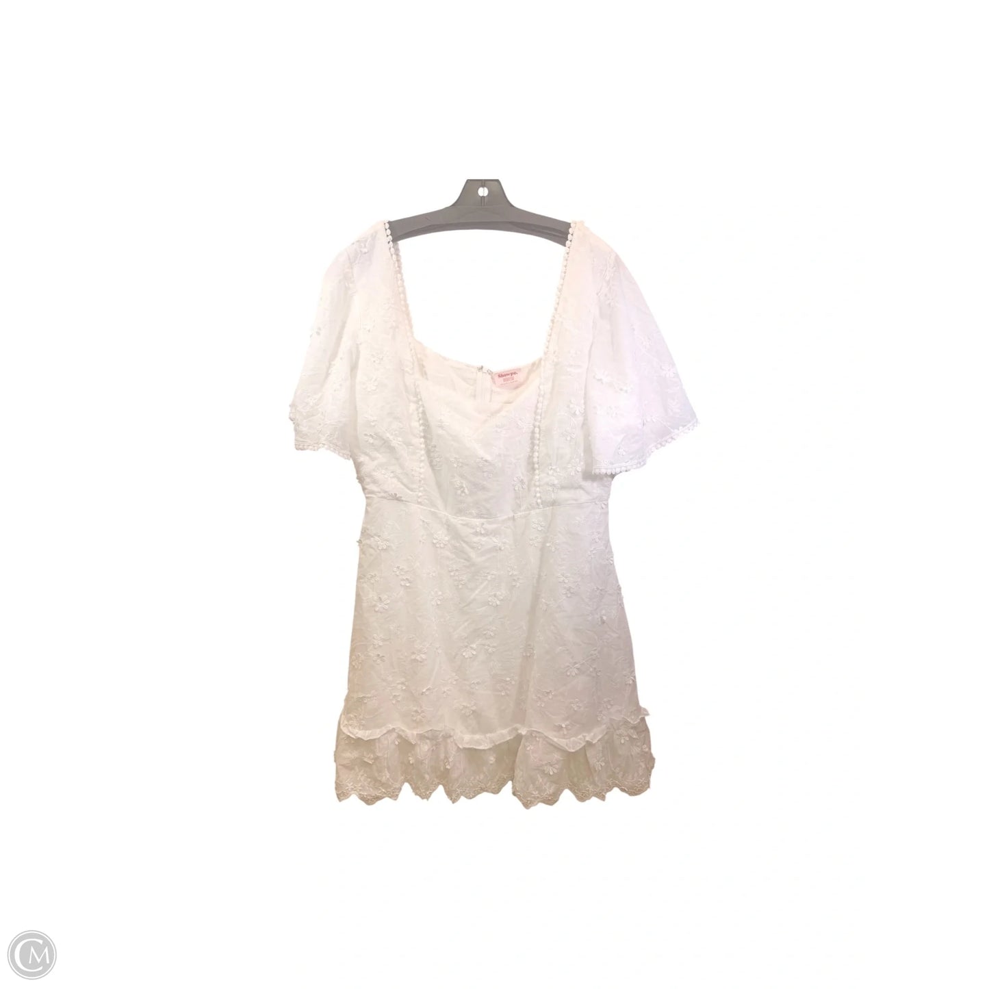 Dress Casual Short By Showpo In White, Size: Xl