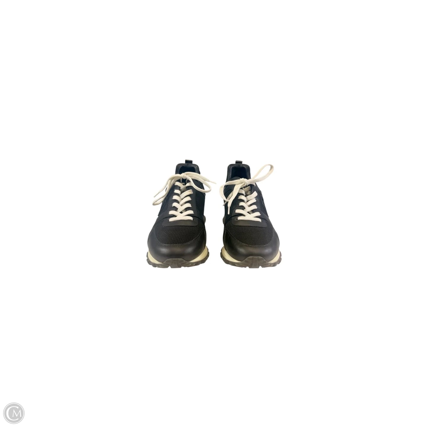 Shoes Luxury Designer By Louis Vuitton In Black & White, Size: 7