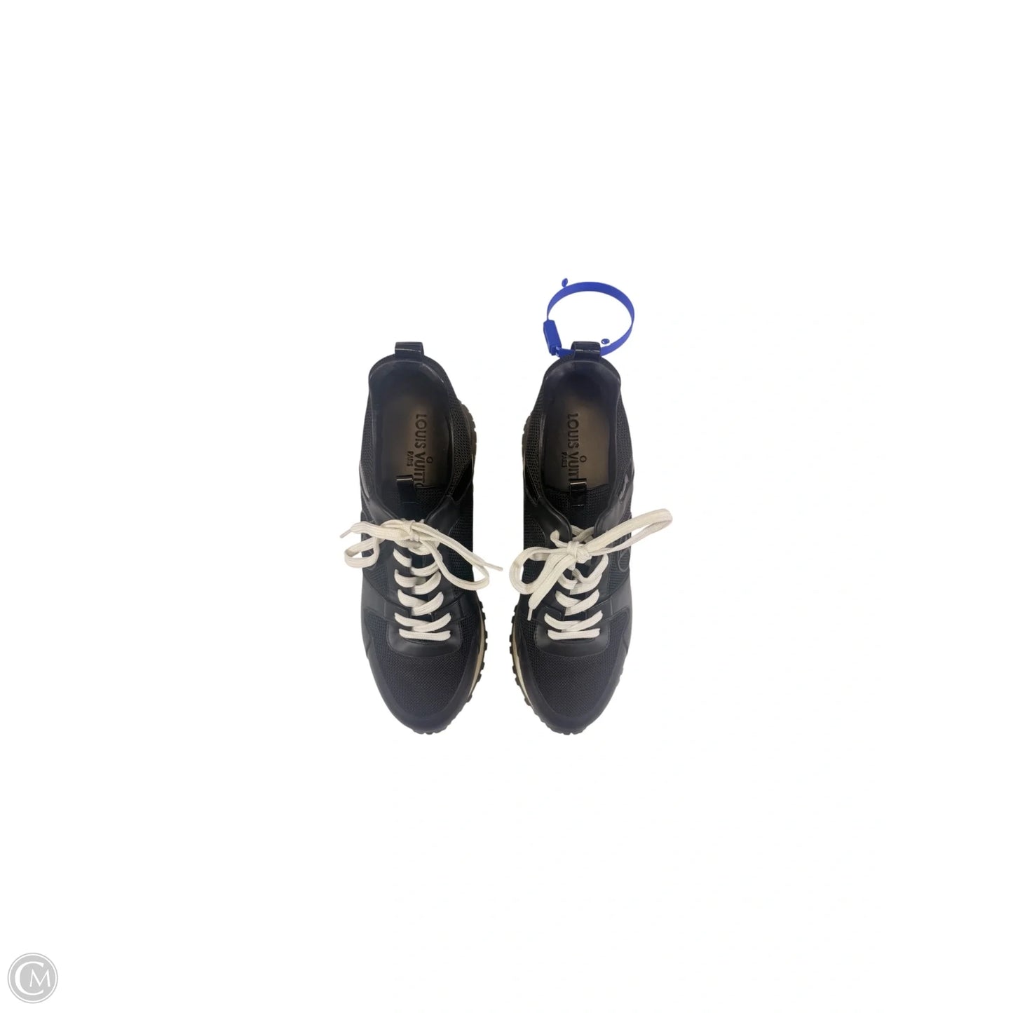 Shoes Luxury Designer By Louis Vuitton In Black & White, Size: 7