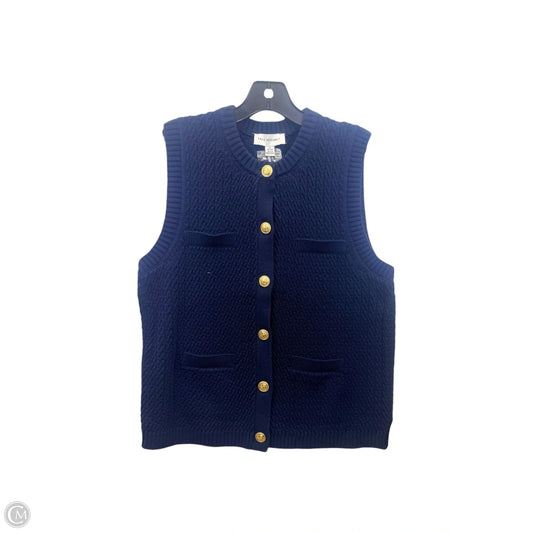 Vest Sweater By Free Assembly In Navy, Size: M