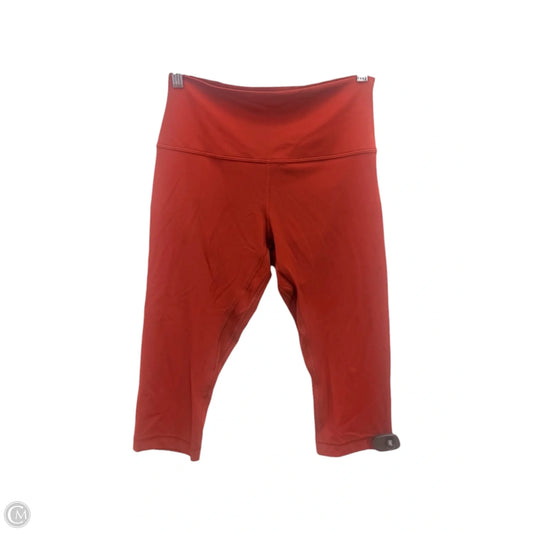 Athletic Leggings Capris By Lululemon In Brown, Size: 10