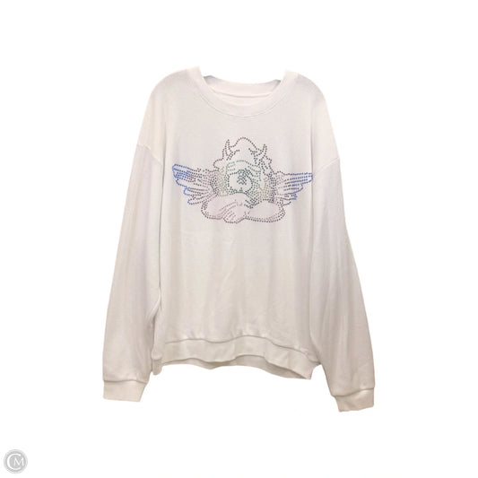 Sweatshirt Collar By Boys Lie In White, Size: L