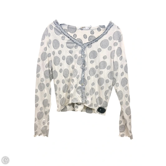 Top Long Sleeve By Cut Loose In Polkadot Pattern, Size: M
