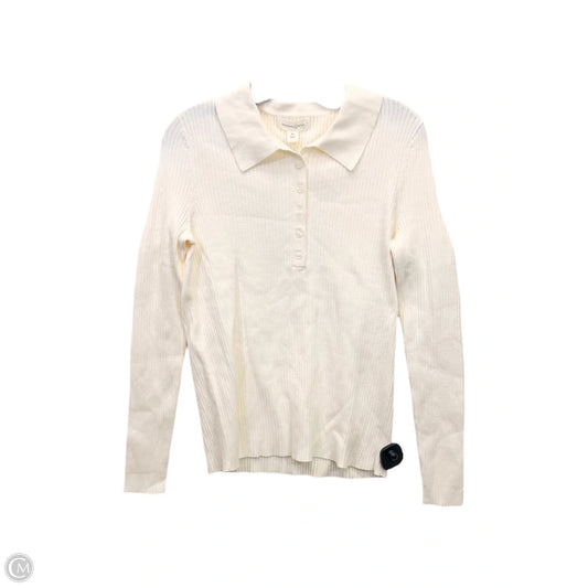 Sweater By Treasure And Bond In Cream, Size: Xl