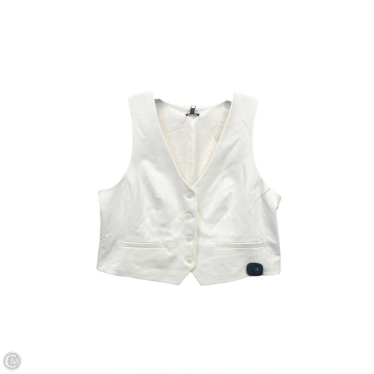 Vest Other By Express In Cream, Size: Xl