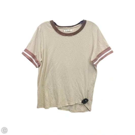 Top Short Sleeve Basic By We The Free In Brown, Size: Xl