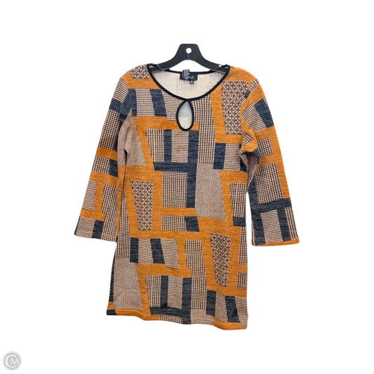 Dress Casual Short By Papillion In Blue & Yellow, Size: S