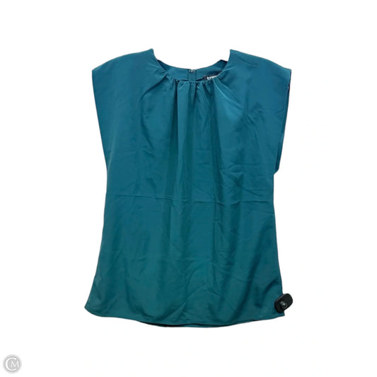 Top Short Sleeve By Express In Green, Size: M