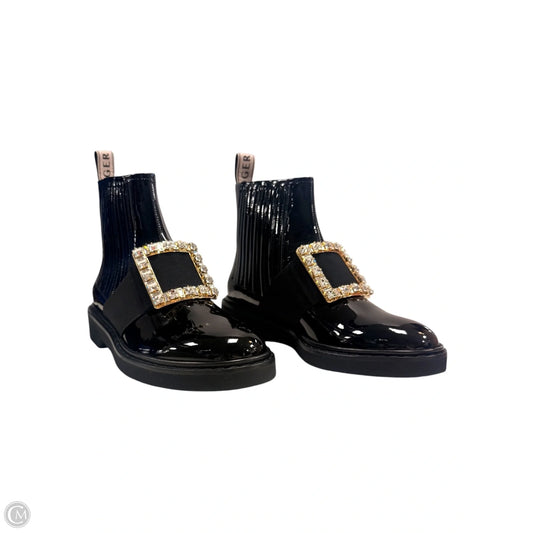 Boots Designer By Roger Vivier In Black, Size: 8