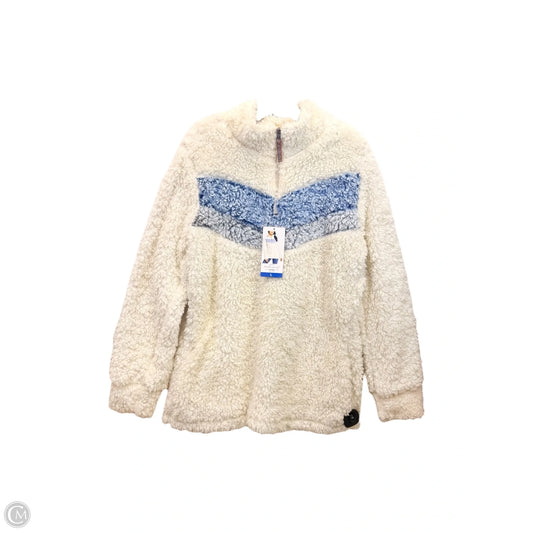 Sweatshirt Collar By Weatherproof In Cream, Size: L