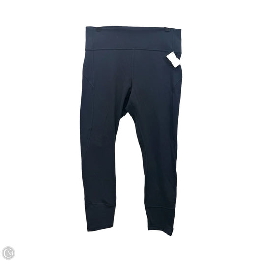 Athletic Leggings By Lululemon In Blue, Size: 12