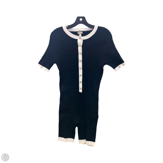 Romper By Free People In Black & White, Size: Xl