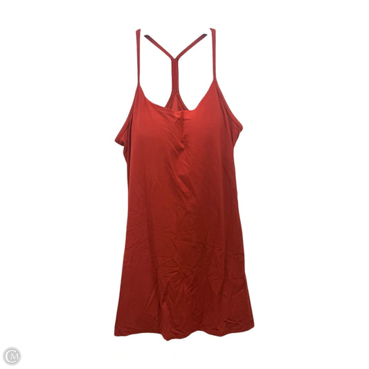 Athletic Dress By Lululemon In Copper, Size: Xl