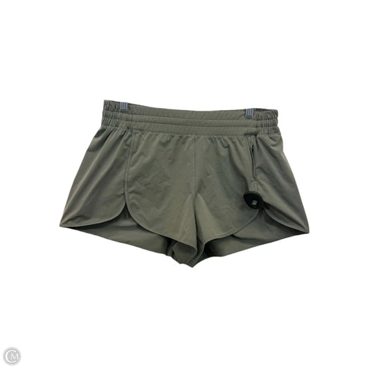 Athletic Shorts By Lululemon In Green, Size: 12