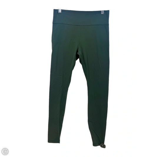 Athletic Leggings By Lululemon In Green, Size: 10