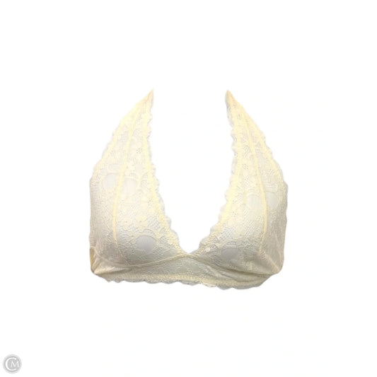 Bra By Free People In Cream, Size: Xl