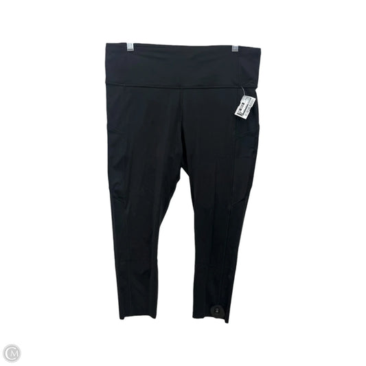 Athletic Leggings Capris By Lululemon In Black, Size: 14