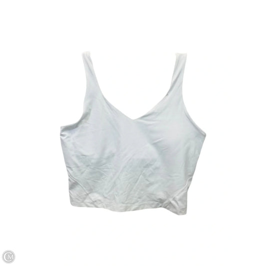 Athletic Bra By Lululemon In White, Size: 16