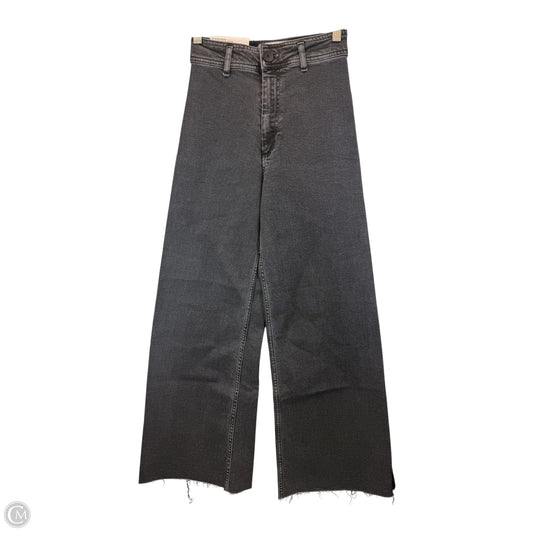 Jeans Straight By Zara In Grey Denim, Size: 2