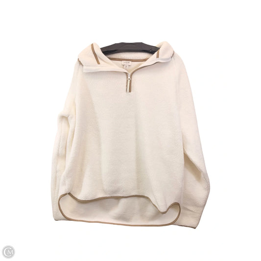 Sweatshirt Collar By J. Crew In Cream, Size: Xxl