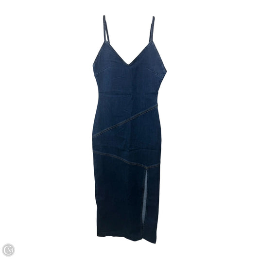 Dress Casual Maxi By Reformation In Blue Denim, Size: Xs