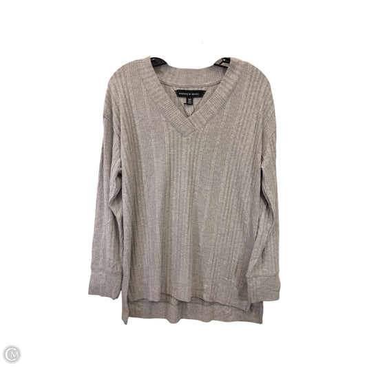 Top Long Sleeve By Andrew Marc In Grey, Size: S