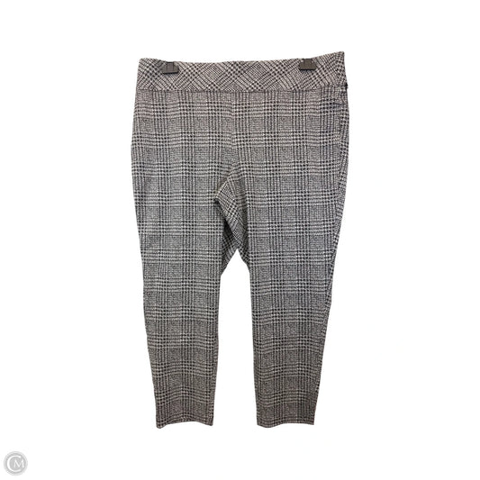 Pants Cropped By Jules & Leopold In Black & White, Size: 2x