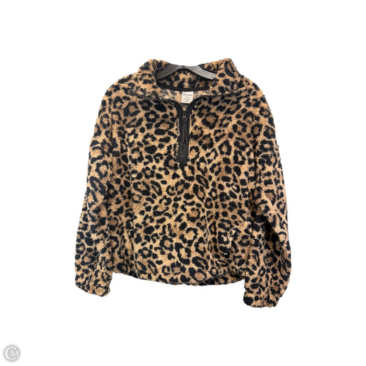 Sweatshirt Collar By No Boundaries In Animal Print, Size: Xs