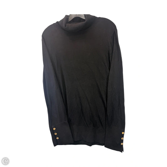 Top Long Sleeve By H&m In Black, Size: Xl