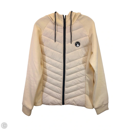 Athletic Jacket By Zyia In Yellow, Size: L