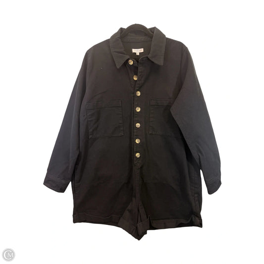 Romper By Giani Bernini In Black Denim, Size: Xl