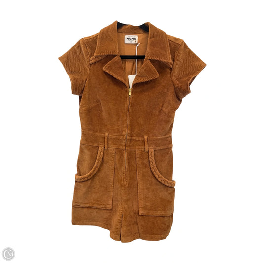 Romper By Mumu In Brown, Size: M