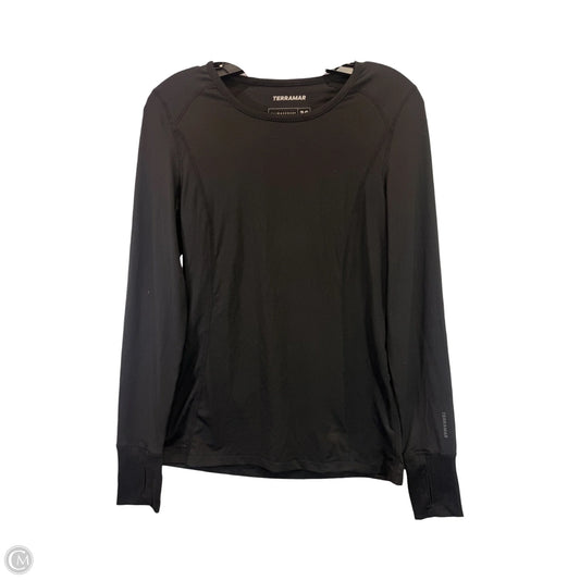 Top Long Sleeve By Terramar In Black, Size: S