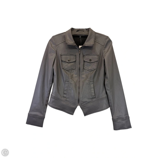 Jacket Shirt By White House Black Market In Grey, Size: Xs