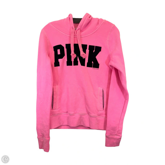 Sweatshirt Hoodie By Pink In Pink, Size: S