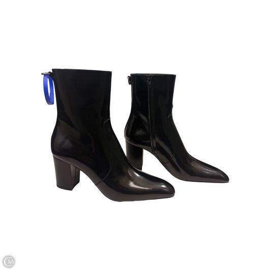 Boots Luxury Designer By Yves Saint Laurent In Black, Size: 10