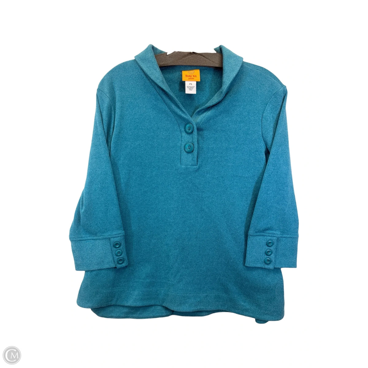 Sweater By Ruby Rd In Green, Size: Sp