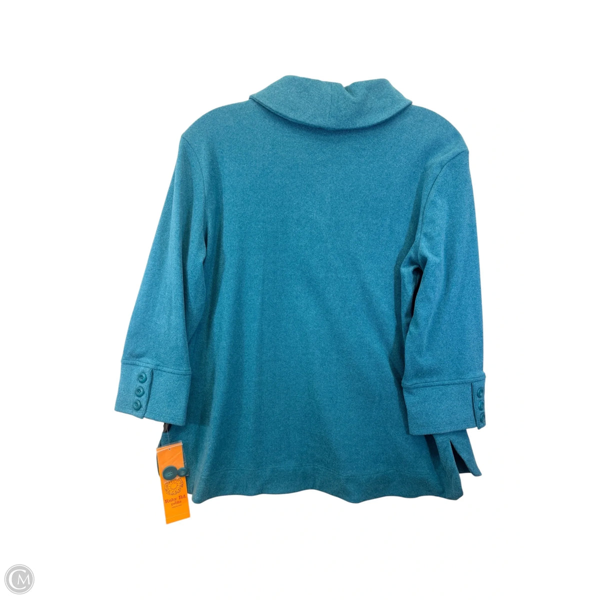 Sweater By Ruby Rd In Green, Size: Sp
