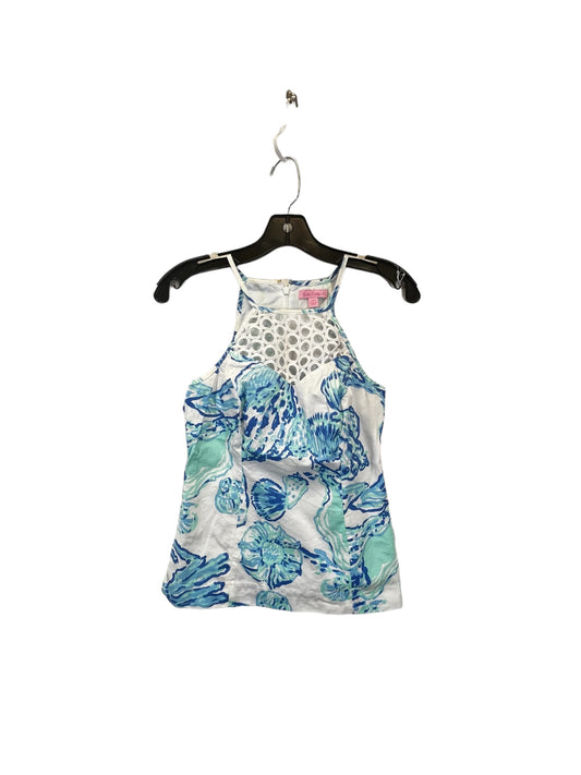 Blue Top Sleeveless Lilly Pulitzer, Size Xs