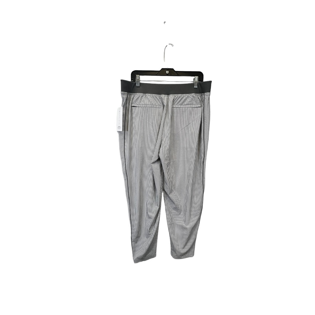 Grey & White Athletic Pants Athleta, Size 16