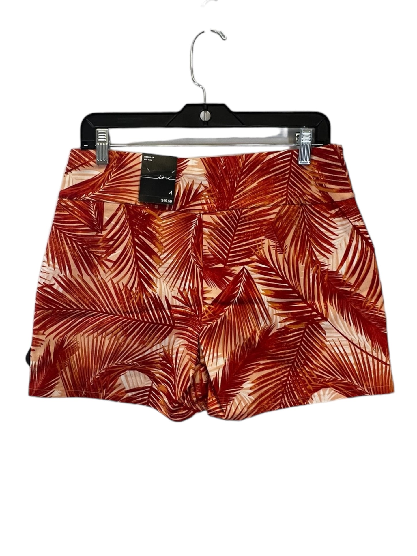 Tropical Print Shorts Inc, Size 4