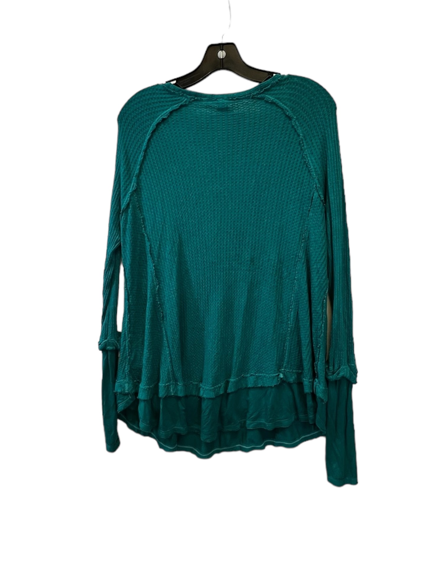 Green Tunic Long Sleeve We The Free, Size Xs