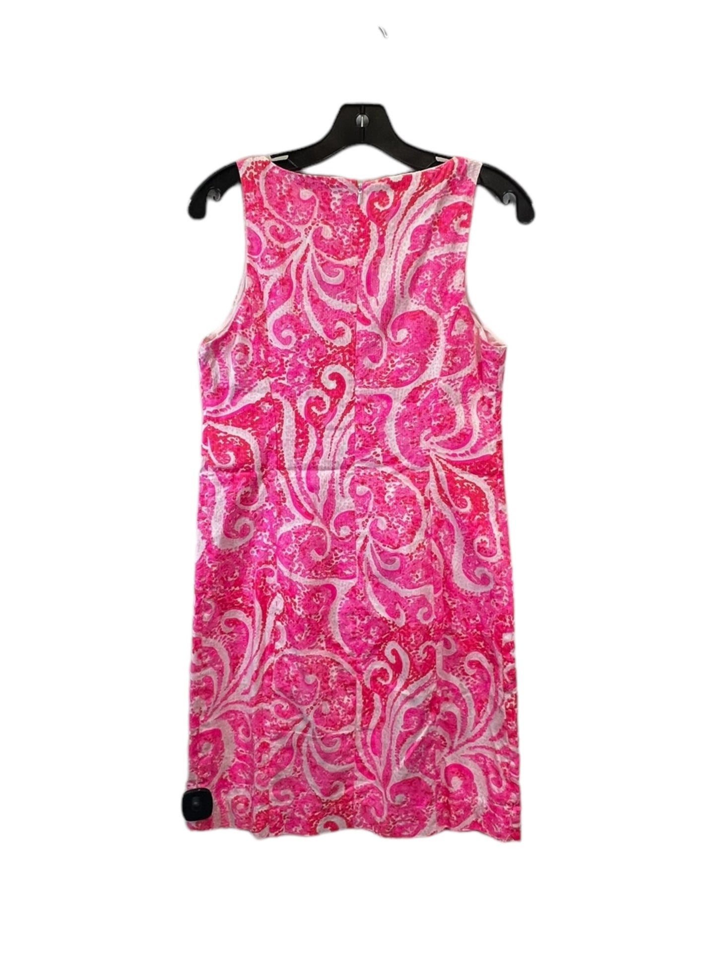 Pink & Red Dress Casual Midi Lilly Pulitzer, Size 2