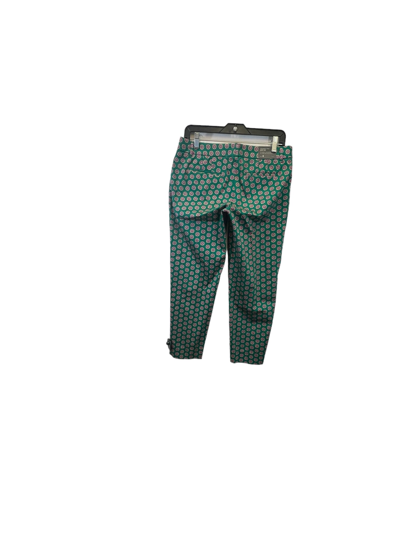 Pants Chinos & Khakis By J. Crew In Green & Pink, Size: 4