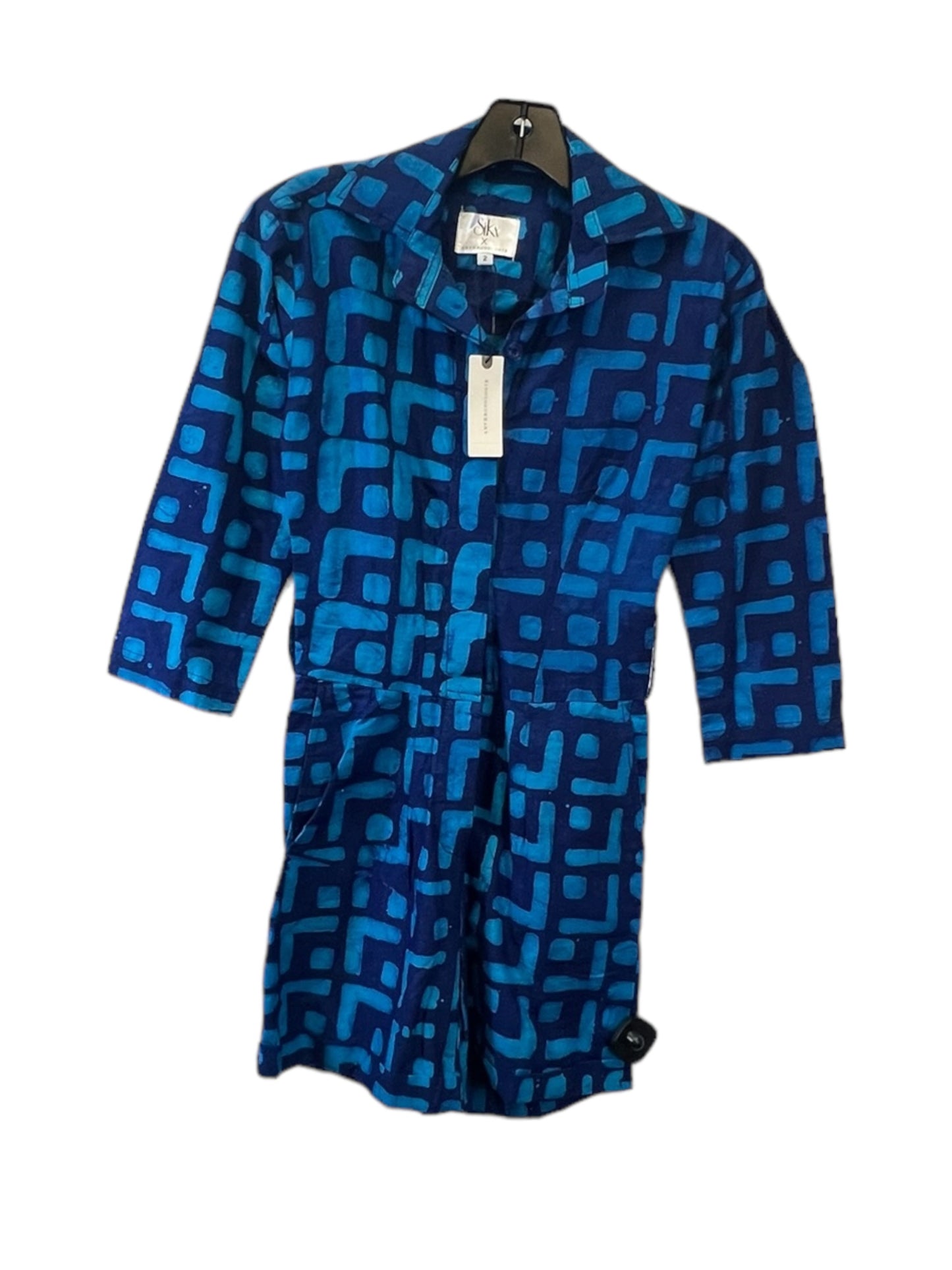 Romper By Anthropologie In Blue, Size: S