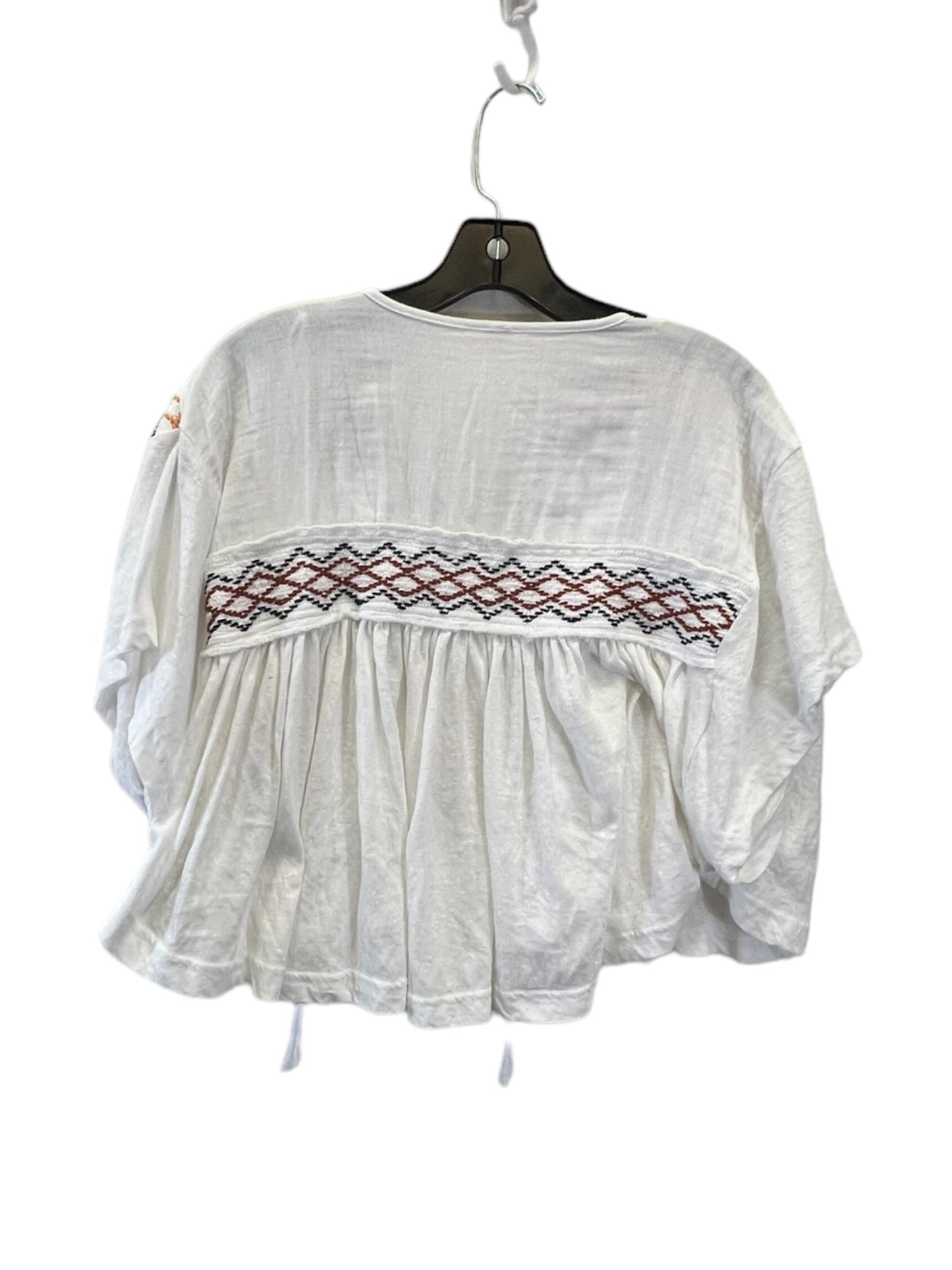 Top Short Sleeve By Free People In White, Size: Xs