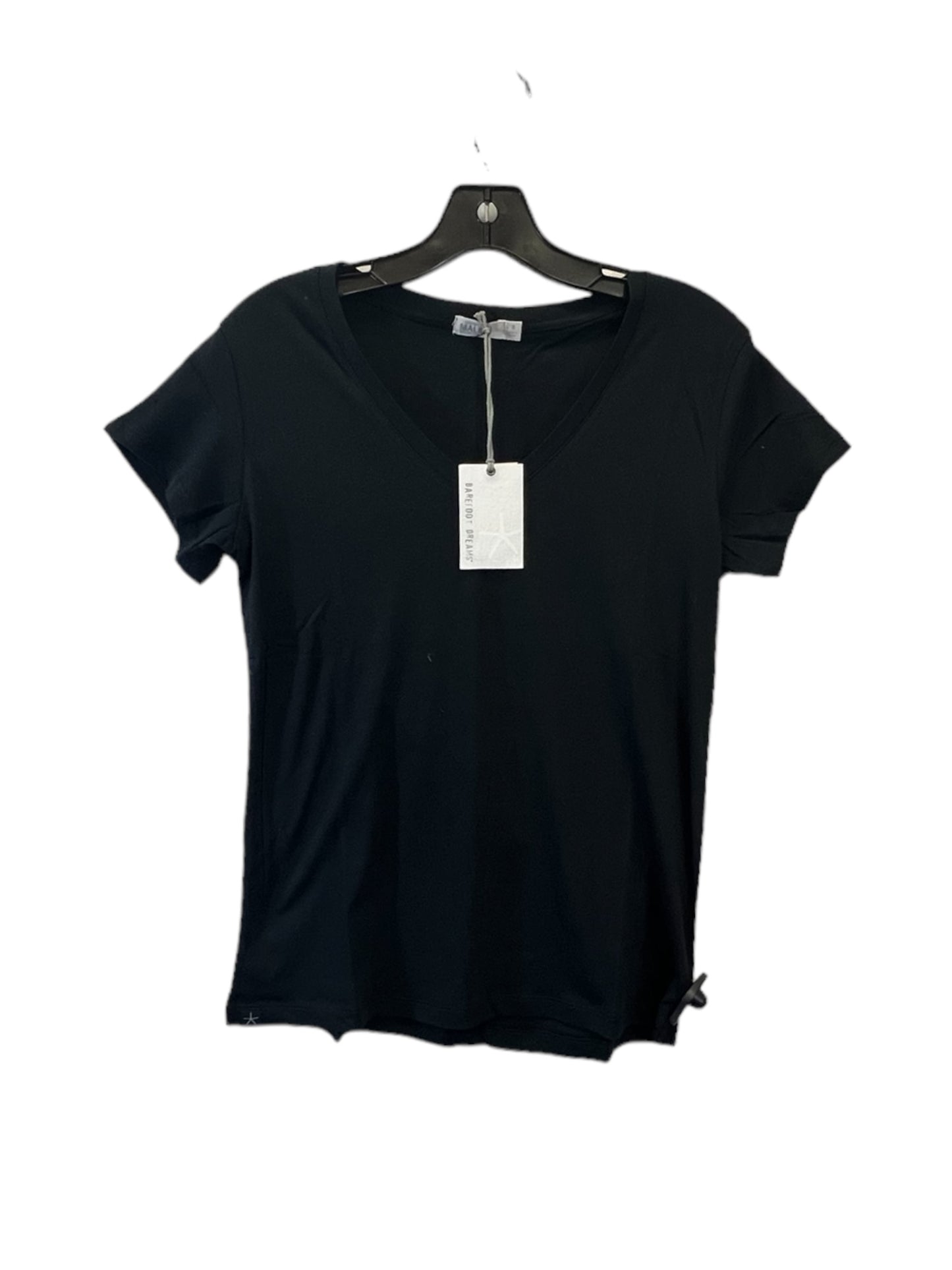 Top Short Sleeve By Barefoot Dreams In Black, Size: S